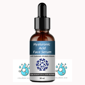 Hyaluronic Acid Face Serum For Hydration & Skin Repair- Natural