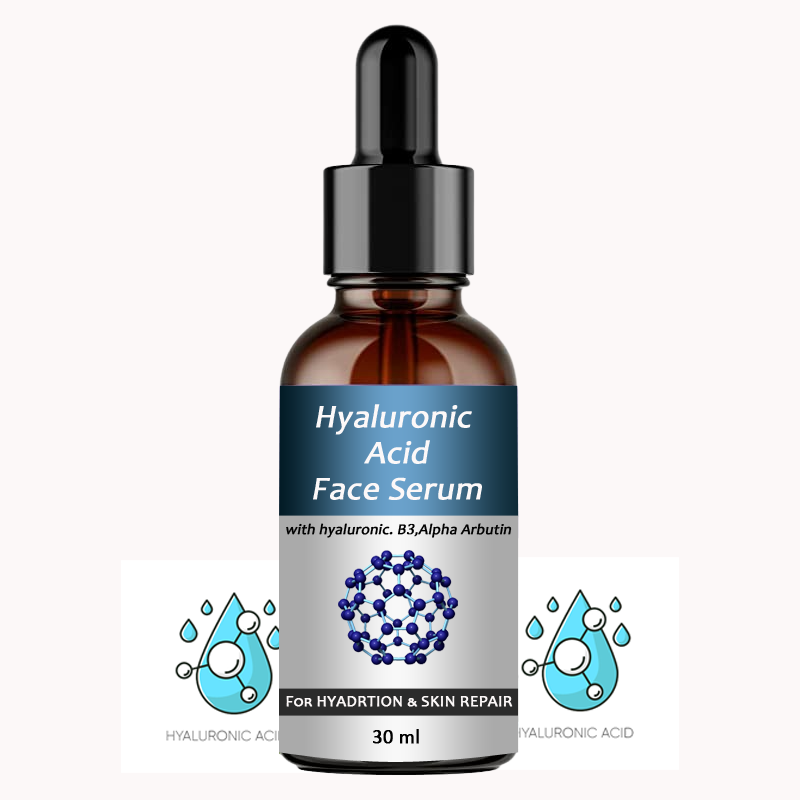 Hyaluronic Acid Face Serum For Hydration & Skin Repair- Natural