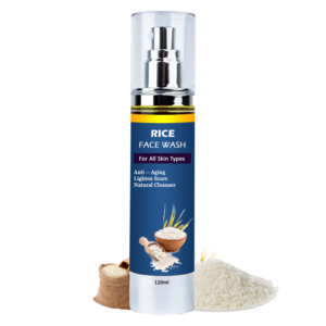 Rice Face Wash – Acts As A Natural Cleanser, Anti – Aging, Lighten Scars, Mattifies Oily Skin, & Soothes Sun Damage