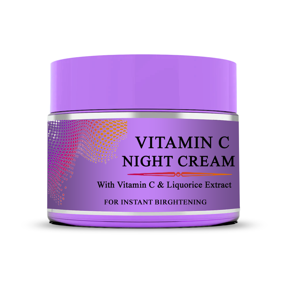 Vitamin C Night Cream For Bright & Radiant Skin With Vitamin C & Liquorice Extract